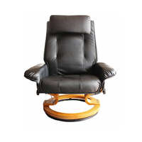 Chaise inclinable Euro en matériau PU pour bureau à domicile avec pouf vente en gros