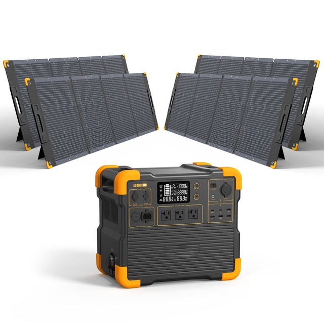 Newly Arrived E2400LFP LiFePO4 Battery Station Portable Solar Generator Huge 2400W Portable Camping Power Station