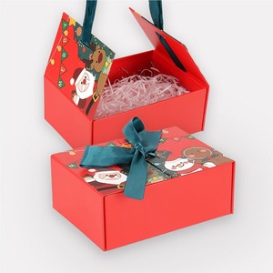 Christmas packaging gift box luxury <b>red</b> <b>paper</b> gift box, customizable according to needs - Product Image 6
