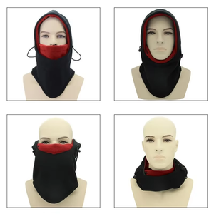 Fahrrad hut Winter Ski Cap Outdoor Unisex Kapuzen hut mit Maske Sturmhaube mit Ohren klappe <span class=keywords><strong>Ushanka</strong></span> Russia Warm Cycling Gesichts maske - Product Image 4