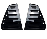 Kit de garnitures de spoiler latéral de pare-brise arrière en ABS noir brillant pour Golf 7 MK7 2013-2020