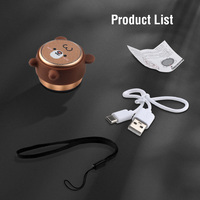 Speaker Mini Bulat Portabel Warna-warni Lucu Bentuk Beruang Bebek Panda BM7D, Mendukung Bluetooth 5.0 Nirkabel, Pengiriman dari Gudang AS ke AS