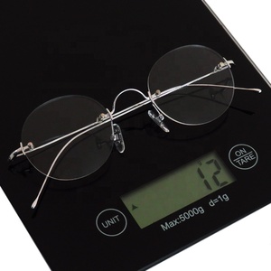 <span class=keywords><strong>Gafas</strong></span> Ópticas de Prescripción Redondas sin Montura Estilo Jobs, Personalizadas al por Mayor, de Alta Calidad, para Hombre, Monturas de <span class=keywords><strong>Gafas</strong></span> 100% Titanio - Product Image 3