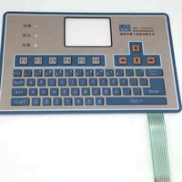 Clavier à membrane tactile capacitif personnalisé avec icônes intelligentes et façade en acrylique
