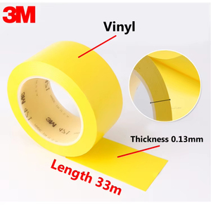 Ruban de masquage en vinyle acrylique simple face haute résistance 471, multicolore, durable, pour marquage au sol, taille personnalisable - Product Image 3
