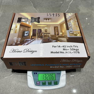 <span class=keywords><strong>Soporte</strong></span> de Pared <span class=keywords><strong>para</strong></span> TV de Movimiento Completo de 14-42'', <span class=keywords><strong>VESA</strong></span> 200x200mm, Giratorio 180°, Inclinación de 15°, Acero Laminado en Frío, Negro, <span class=keywords><strong>para</strong></span> Sala de Estar, LCD - Product Image 6