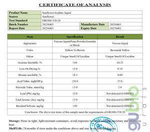 Độ tinh khiết cao deoiled <span class=keywords><strong>Lecithin</strong></span> cho mỹ phẩm không biến đổi gen hướng dương <span class=keywords><strong>Lecithin</strong></span> chất lỏng thực phẩm và mỹ phẩm hướng dương <span class=keywords><strong>Lecithin</strong></span> chất lỏng - Product Image 6