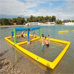 Customize inflatable volley ball pool/court for adults on the beach above ground PVC pool