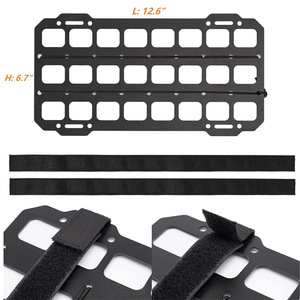 ที่เก็บของในรถยนต์แบบยูนิเวอร์แซล แผ่นโมลล์ ช่องขนาด 1 นิ้ว พร้อมสายยางยืด สำหรับตกแต่งภายในรถยนต์ - Product Image 2