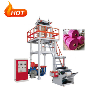 Máquina automática de soplado de película plástica, máquina extrusora de HDPE, rollo de extrusión, máquinas de fabricación de película soplada, fabricante de rollos de bolsas - Product Image 1