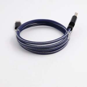 USB Cer fied Tipo C Cable USB C Cable Nylon Trenzado Cargador rápido Cable de sincronización para cargar - Product Image 5