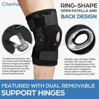 Attelle de compression articulée en néoprène, 5 tailles réglables, respirante, unisexe, pour la protection sportive et la rééducation, soulagement des douleurs liées aux déchirures du ménisque et des ligaments croisés antérieurs (LCA)