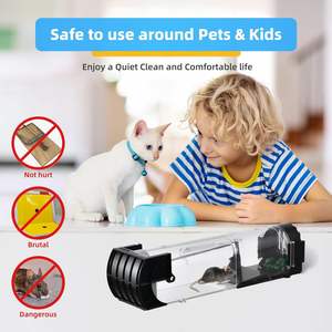 Piège à Souris et Rats 1 Pièce en Plastique ABS, Capture Vivante et Réutilisable, Écologique pour la Maison, Piège Intelligent Attrape et Relâche - Product Image 5