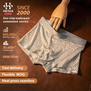 Boxer da <span class=keywords><strong>Uomo</strong></span> Ultra-Sottili in Seta Ghiaccio e Nylon, Grado 10A, Antibatterici, Traspiranti con Rete e Stile Sexy <span class=keywords><strong>Trasparente</strong></span> - Product Image 1