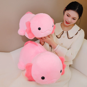 Chất Béo Axolotl Búp Bê Đầy Màu Sắc Màu Hồng Cam Newts Đồ Chơi Sang Trọng Kỳ giông Thú Nhồi Bông Đồ Chơi Khủng Long Ném Gối Đệm Cho Trẻ Em - Product Image 3