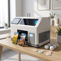 Imprimante UV A5 Mini pour Start-up, Vente Flash, Prise en Charge Wi-Fi, Fonction de Dessin IA, Machine d'Impression de Coques de Téléphone H5 pour Édition DIY