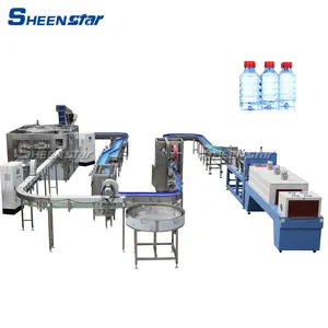 Minerals water plant manufacturer automatic bottle filling packing machine price list