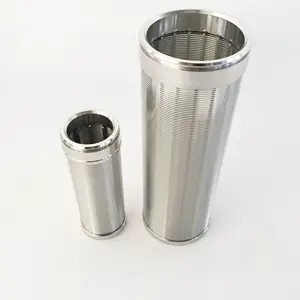 Wedge Wire Water Well Casing Screen Tube for Oil Water Filtration