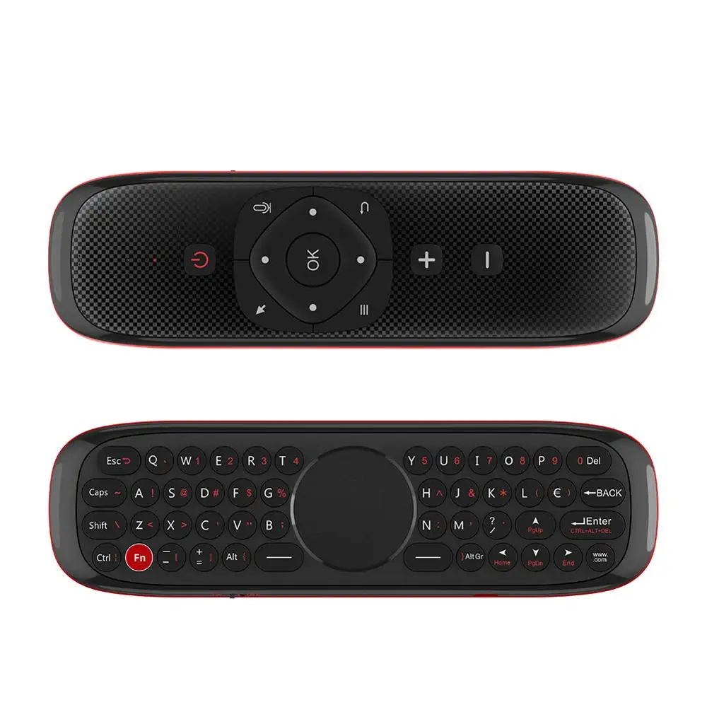Asher W2 Fly Air Mouse Wireless Keyboard Touchpad 2.4G Voice Remote Control for Smart Android Tv Box Mini Pc PK W1