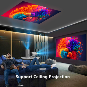 Bán Buôn B66 Đa Phương Tiện Kỹ Thuật Số Android TV Mini Chiếu HD Android Thông Minh Xách Tay 5G Wifi Bluetooth Cắm Trại Máy Chiếu - Product Image 5