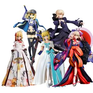 ฟิกเกอร์อนิเมะ <span class=keywords><strong>Fate</strong></span> <span class=keywords><strong>Stay</strong></span> <span class=keywords><strong>Night</strong></span> ซาเบอร์ ชุดกิโมโน 5 แบบ ของสะสมโมเดลพีวีซี ของเล่นฟิกเกอร์แอคชั่นอนิเมะสำหรับเด็ก ของขวัญ - Product Image 1