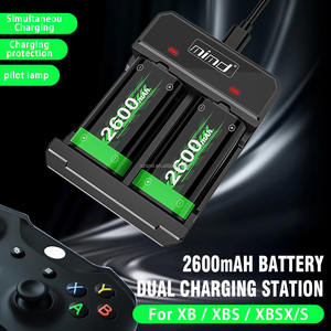Dernier support de charge rapide 2600mAh chargeur de batterie rechargeable pour <span class=keywords><strong>Xbox</strong></span> <span class=keywords><strong>Series</strong></span> pour manette sans fil <span class=keywords><strong>Xbox</strong></span> One/<span class=keywords><strong>S</strong></span>/X/Elite - Product Image 2
