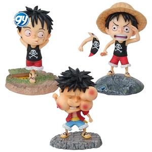Statua Modello di Kid Luffy Sdraiato con Occhi a Stella e Faccia Arrabbiata in Un Unico Pezzo - Product Image 1