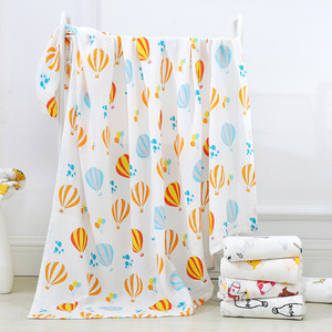Manta de Gasa Fina de Algodón para Bebé, Diseño de Dibujos Animados, Toalla de Baño a Cuadros para Recién Nacidos, Venta al Por Mayor - Product Image 2