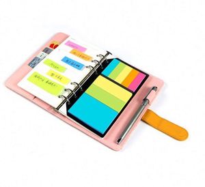 Beauty Custom Loose-leaf Binder Spiral Wire Notebook Printing <b>Memo</b> <b>Pad</b> Type It Posted Sticky Notes Notepad Set - Product Image 3