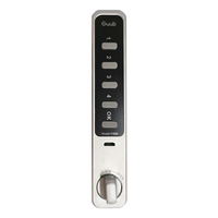 Cerradura para Gabinete Guub P202 de Aleación de Zinc para Puertas de Madera/Acero |   Instalación Integrada con Acceso por Código |   Seguridad de Grado C |   Lithium Integrado |