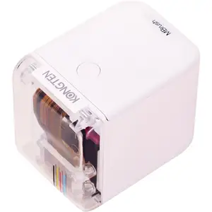 Mini impressora portátil de bolso para celular, pincel jato de tinta sem fio, wi-fi, portátil