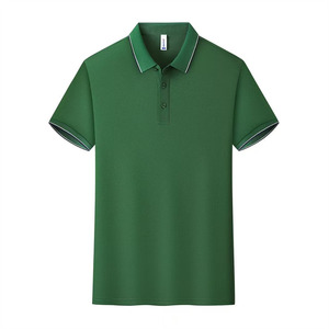 Promotional Polo Shirt Pink Contrast Trim Short Sleeve Summer Wear Corporate Uniform Loose Fit Polyester 80-90% - Product Image 2