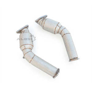 Tubo de Escape de Alto Rendimiento con Aislamiento Térmico para Infiniti FX35 3.5L SS304, Sección Delantera de Escape de Alto Flujo para Carreras, <span class=keywords><strong>2008</strong></span> - Product Image 3