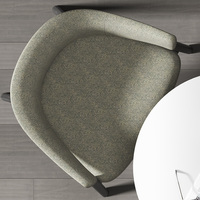 Fauteuil en velours décontracté en bois massif pour la maison, fauteuil de détente, fauteuil en tissu pour hôtel, fauteuil de réception, chaises de salle à manger