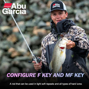 <span class=keywords><strong>Abu</strong></span> <span class=keywords><strong>Garcia</strong></span> Veritas Plus Baitcasting Spinning Rod Original 1.98m & 2.13m Action de <span class=keywords><strong>leurre</strong></span> de pêche en carbone pour la pêche en rivière Lake Stream - Product Image 5