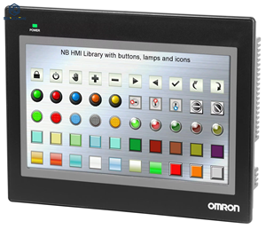 แผงสัมผัสอุตสาหกรรม HMI ขั้วต่อการทำงานกราฟิกกับ NB3Q-TW01B NB10W-TW01B สำหรับเครื่องมอนิเตอร์ระบบอัตโนมัติโรงงาน - Product Image 1