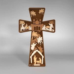 Ornements personnalisés Décoration de Noël Décorations en bois sculptées en 3D et artisanat en bois - Product Image 4