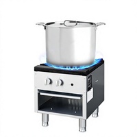 Cuisinière à gaz commerciale certifiée CE ETL, à poser sur comptoir, au propane/gaz naturel, pour la restauration et les services alimentaires