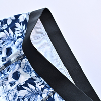 Boxers pour hommes en fibre de bambou antibactériens, ceinture jacquard personnalisée avec logo, haute élasticité, fabrication OEM