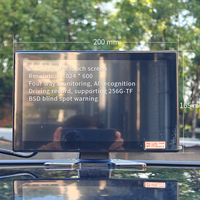 Cámara de Reversa Inalámbrica 2.4G de Largo Alcance con Visión Nocturna y Monitor Impermeable para Camiones, Remolques, Autobuses y Autocaravanas