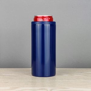 Vaso de acero inoxidable personalizado 12Oz Cerveza Oem Enfriadores de latas de vacío para latas altas y delgadas - Product Image 5
