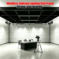 Système de montage d'éclairage sur structure intégrée prenant en charge les barres LED RGBW et les flux de travail de studio à contrôle sans fil
