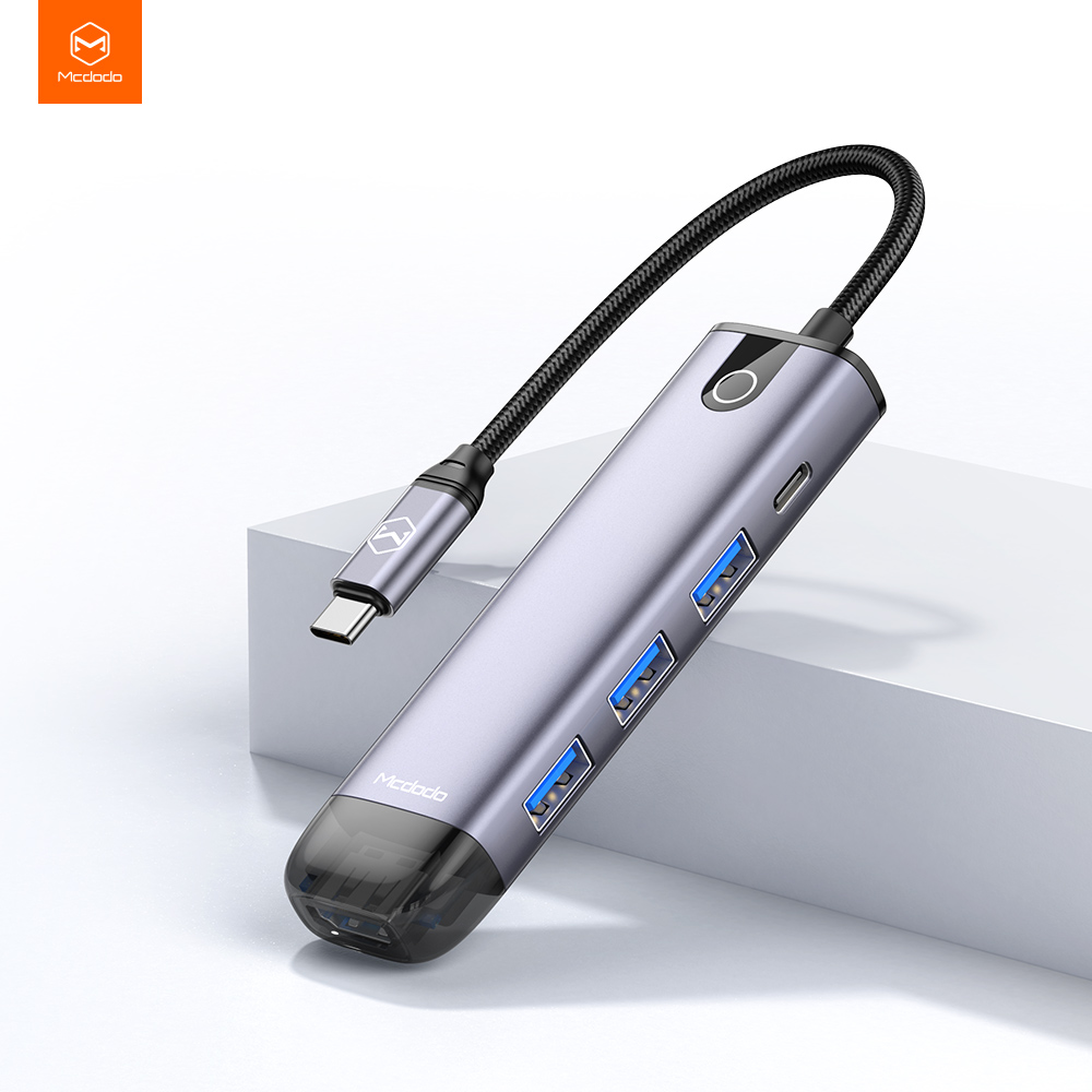 Mcdodo Hub 5 в 1 Pd C Type-Usb Hd mi Быстрая зарядка концентратор 3,0 монитор 4 порта питание Usb концентратор