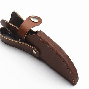 Étui de couteau en cuir fait main en gros, étui en cuir de vachette pour couteau de camping en plein air - Product Image 6