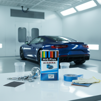 Vernis acrylique transparent automobile souple anti-reflet pour peinture de carrosserie de véhicule commercial et de mobilier, texture stable, anti-écaillage