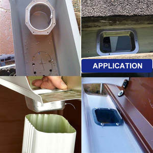 Изготовленный на заказ алюминиевый Прочный водосток водосточного желоба для предотвращения закупорки системы водосточного желоба - Product Image 4