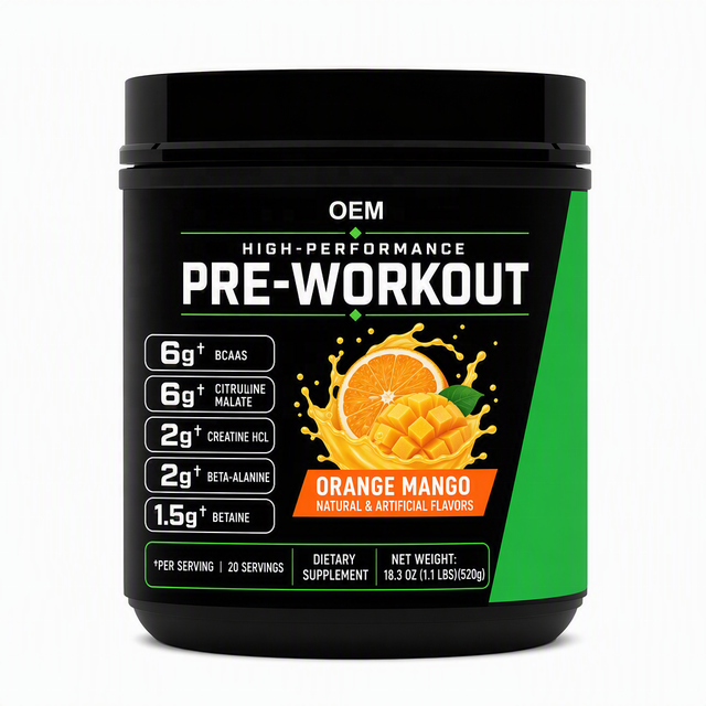 Factory OEM Pre Workout Supplement Preworkout Drink Pre Workout Powder for Men&Women