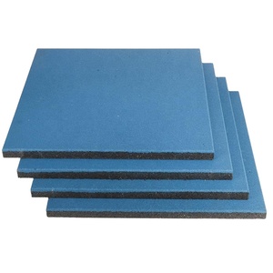 Feuille de plancher en caoutchouc Crossfit Rubber Vinyl Flooring Gym Flooring 1000mm x 1000mm x 20mm - Product Image 2