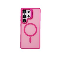 Étui de téléphone magnétique respectueux de la peau avec béquille métallique pour Samsung S25 Ultra S24 S25 A16