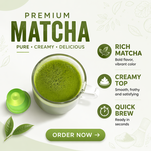 Nouvelles capsules de thé matcha OEM, capsules de thé naturel pour machine à café Nespresso, thé santé en sachet - Product Image 4